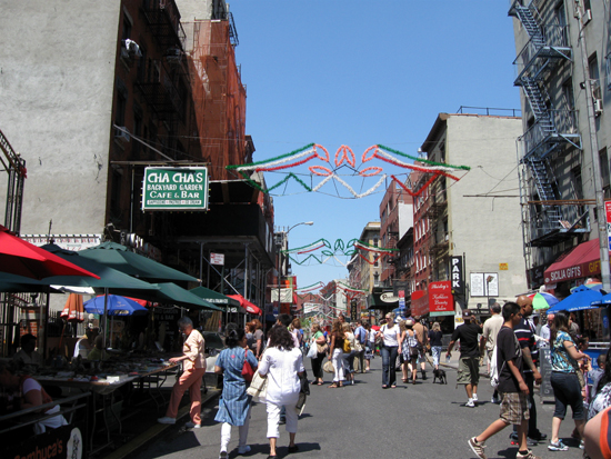 Street in Little Italy (Click to enlarge)