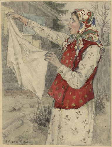 020- Mujeres emigrantes de la provincia de Archangel'sk- Boris Smirnov 1904