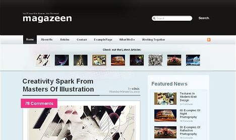 Magazeen Free Wordpress Theme