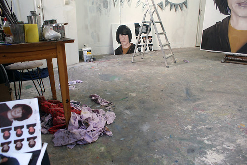 Charlotte Beaudry : studio view, march 2009 by Marc Wathieu.