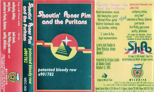Shoutin' Abner Pim and the Puritans - Patented Bloody Row a901782