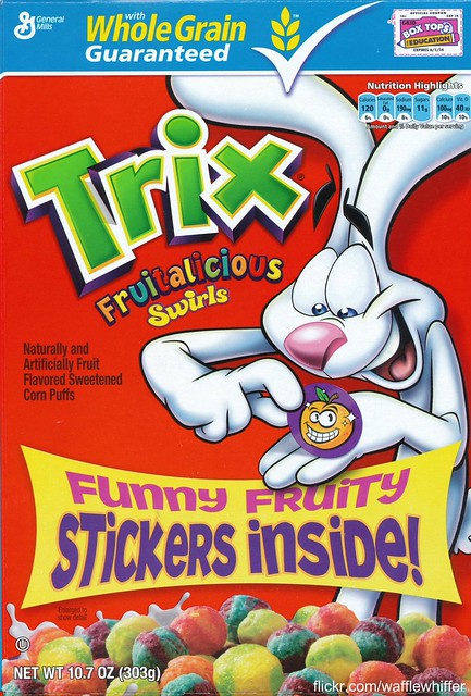 Trix Funny Fruity Stickers