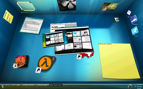 BumpTop's Desktop