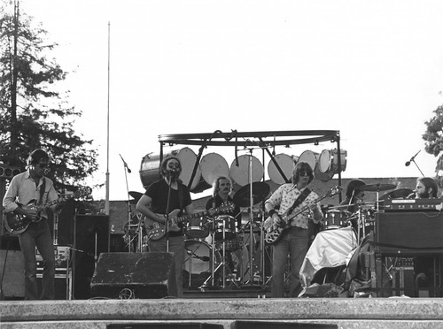 Grateful Dead on 4/22/79 at Spartan Stadium, San Jose, California [copyright/photographer unknown]
