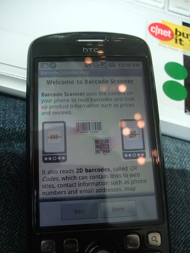 barcode scanner android app. Barcode scanner app on the Android