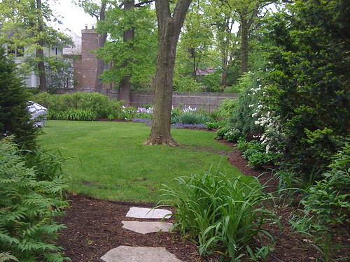South side, shade garden, facing east.