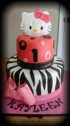 Hello Kitty Zebra Cake. Rayleen#39;s Hello kitty cake