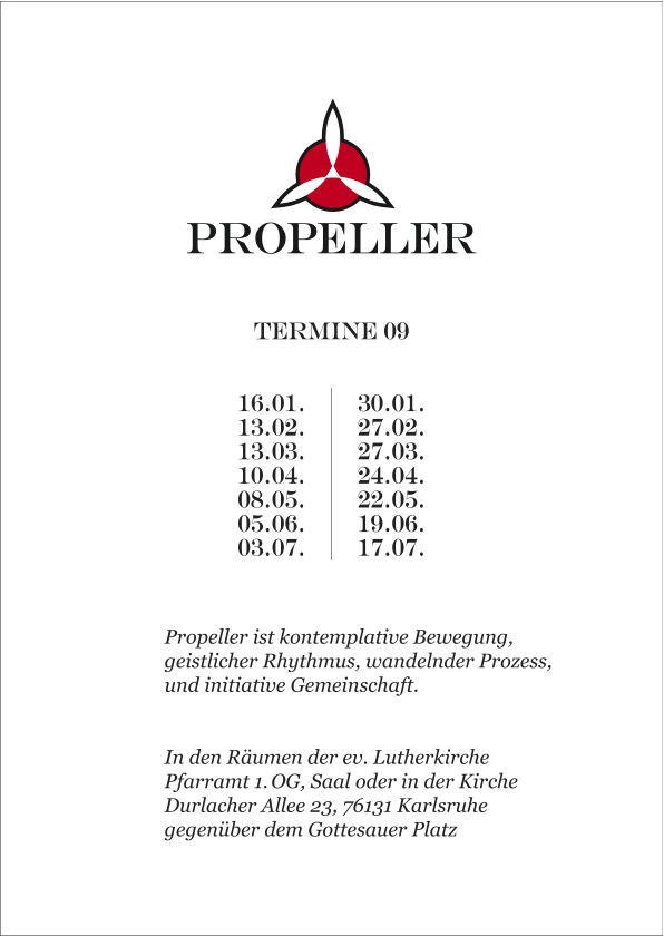 Propeller // gestaltet von Denis Holzmüller
