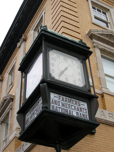 Antique Bank Clock (Click to enlarge)