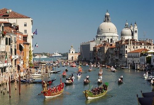 Regatas en Venecia