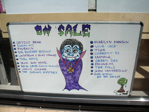 Sale Items from a Smiling Vampire