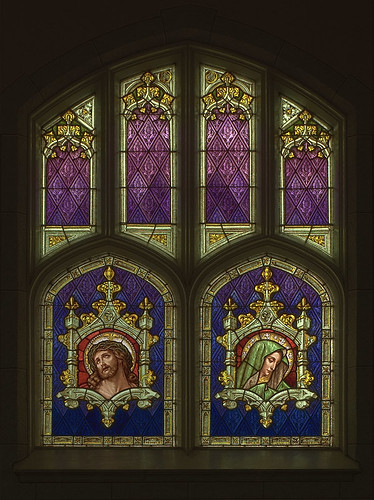 Saint Joseph Roman Catholic Church, in Freeburg, Illinois, USA - stained glass window