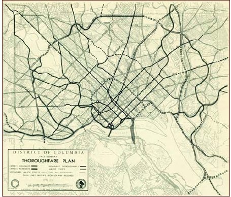Metropolitan Washington Freeway Plan, 1950