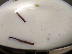 Spices Steeping in Warm Milk