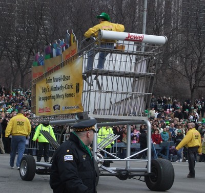 St Patricks Day Parade Cart