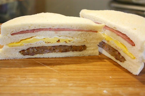 複製台式早餐三明治