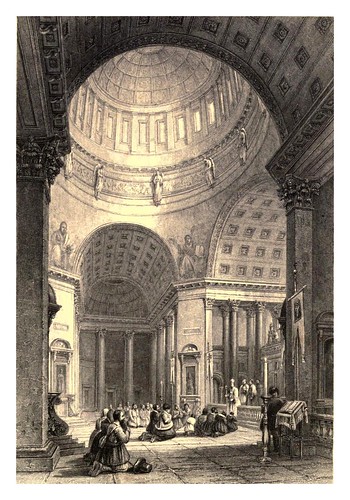 005-Interior de la iglesia de Kazan-A journey to St. Petersburg and Moscow 1836- Ritchie Leitch
