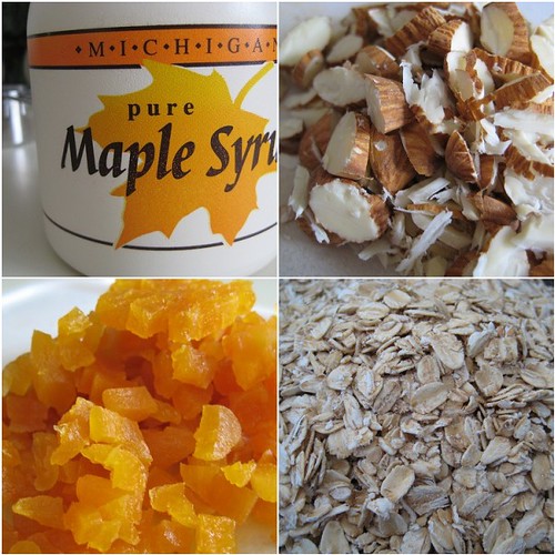 maple-almond granola