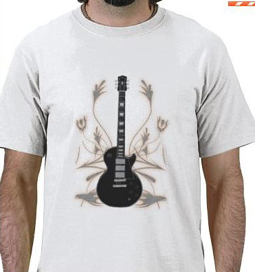 Les Paul Guitar Tribal Artwork TShirt Check out this