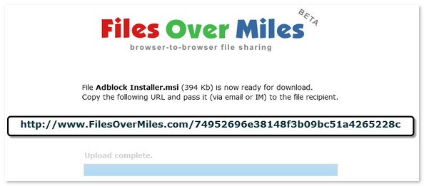 브라우저 기반 P2P 파일 전송 서비스 :: Files Over Miles