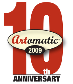 Artomatic logo, 10th anniversary
