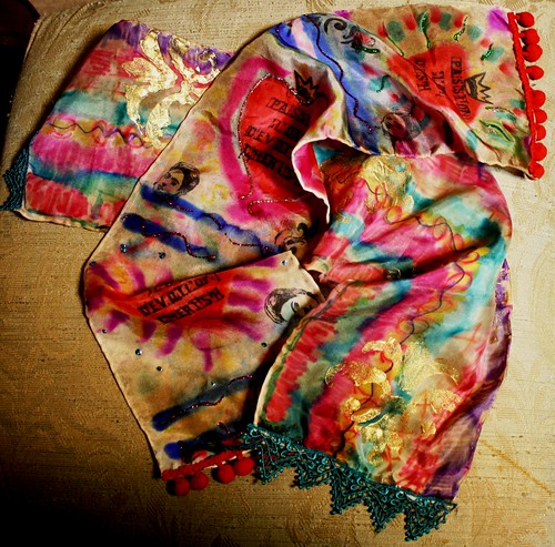 Hand Dyed Mixed Media Scarf Class
