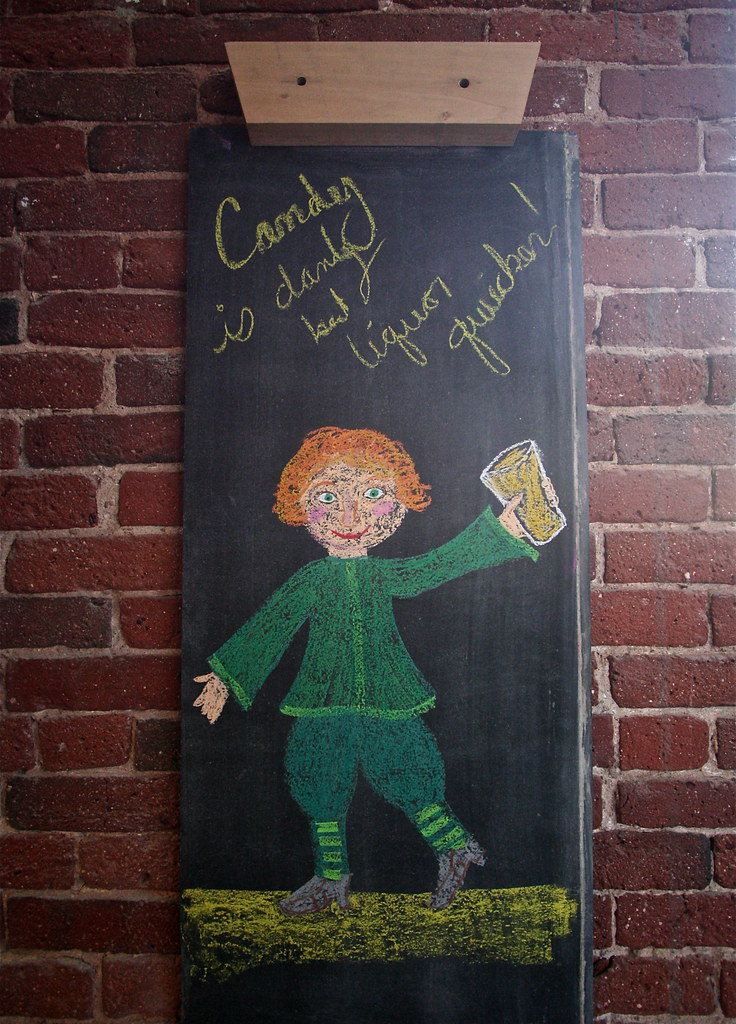 Our St. Patrick's Day chalkboard