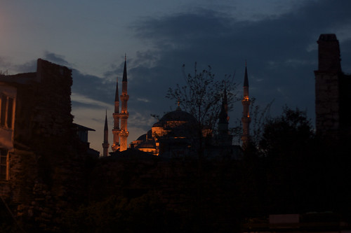 Blue Mosque in the evening ©  alexeyklyukin