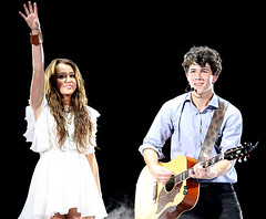 Nick Jonas and Miley Cyrus Singing Their New Duet Before the Storm at the Jonas Brothers Concert in Texas by i <3 nick jonas!!!
