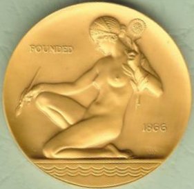 American Watercolor Society Award Medal obverse