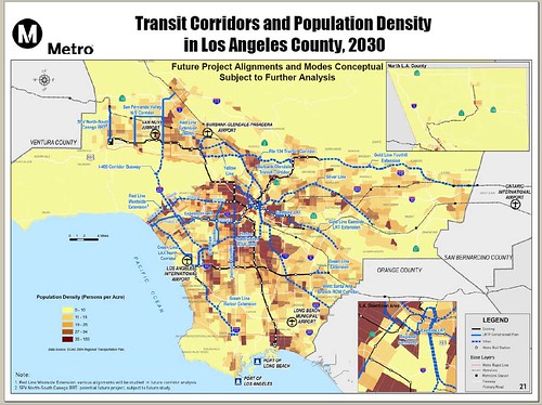 Los Angeles Population Density, 2030
