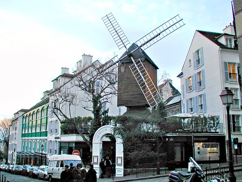 fr03b061 Montmartre Paris, Moulin de la Galette 2003