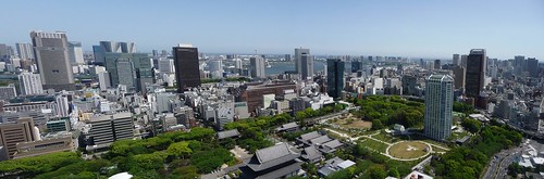 view from Tokyo Tower, Odaiba direction