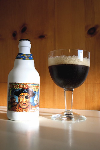Biere Du Boucanier (Dark) poured