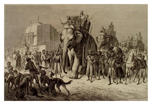 001-Partida de caza-La India en palabras e imágenes 1880-1881- © Universitätsbibliothek Heidelberg