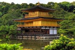  Kinkaku-ji / Goldener-Pavillon-Tempel (themonnie) Tags: japan kyoto   kinkakuji hdr tempel kyto  goldenerpavillontempel