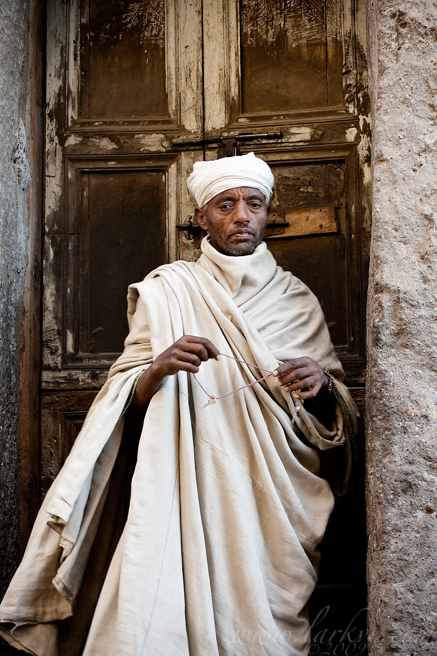 Priest, Asheten Maryam Church, Lalibela, Ethiopia, june 2009