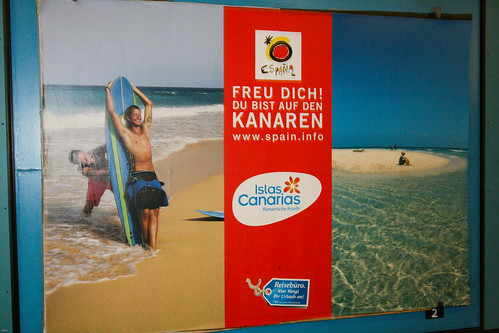 Canary islands billboard in Berlin