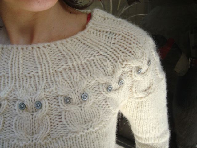 ...I´m actually wearing the pure wool sweater!