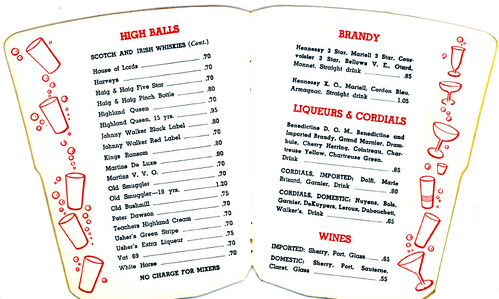 Sazerac 
Bar menu, 
Page 6