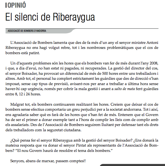 El silenci de Riberaygua