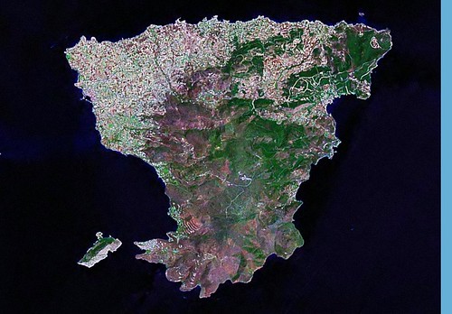 Nisos Aegina - Landsat N-35-34_2000 (1-85,000)