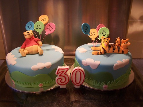 Louise and Maries Pooh and Tigger cakes!