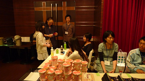 The cup noodles booth
