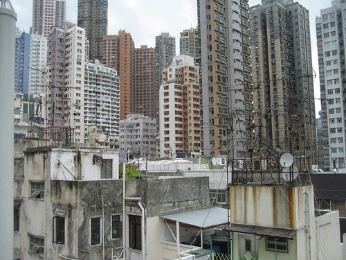 Views from Tung Street's Studio Apartment, Hollywood Road