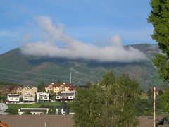 Cloud over Steamboat Springs