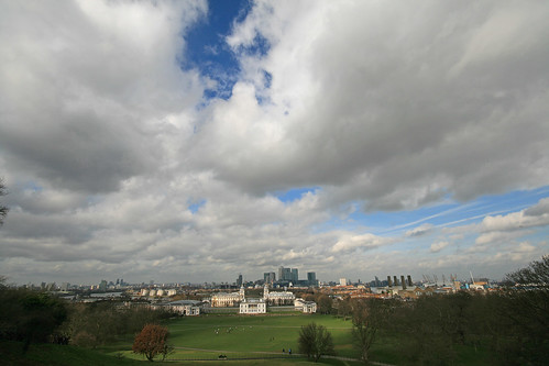 Greenwich Park and Docklands Beyond