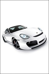 Car Iphone wallpaper Porsche Cayman white free download