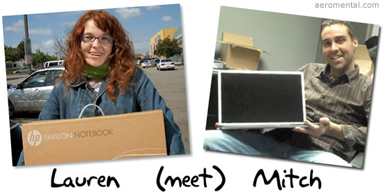Lauren, Mitch quiere regalarte otra laptop