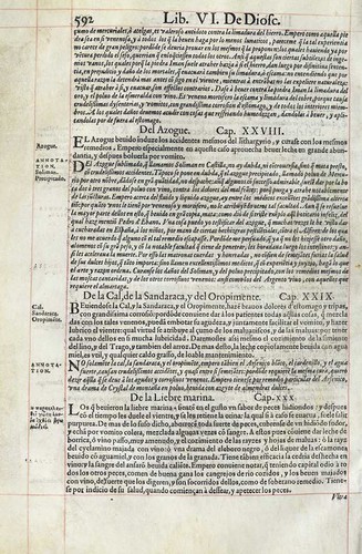 021- Ejemplo de tratamiento de algunos venenos-Pedacio Dioscorides Anazarbeo 1555